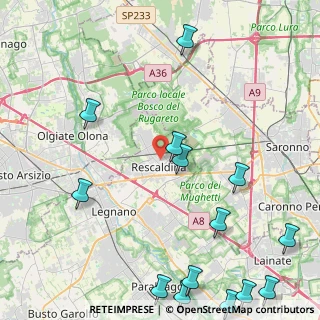 Mappa , 20027 Rescaldina MI, Italia (6.38533)