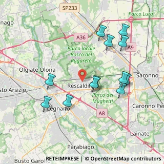 Mappa , 20027 Rescaldina MI, Italia (3.97667)