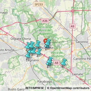Mappa , 20027 Rescaldina MI, Italia (3.13167)