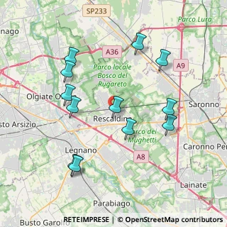 Mappa , 20027 Rescaldina MI, Italia (3.98333)