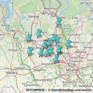 Mappa , 20027 Rescaldina MI, Italia (9.73867)