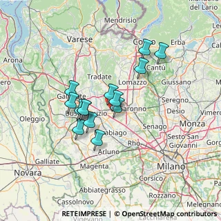Mappa , 20027 Rescaldina MI, Italia (10.82357)