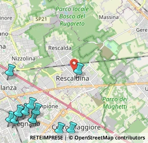 Mappa , 20027 Rescaldina MI, Italia (3.49846)