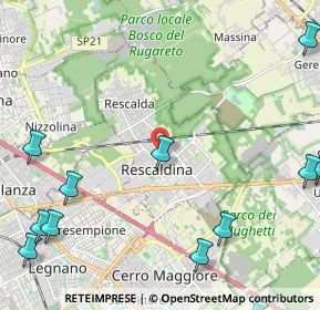 Mappa , 20027 Rescaldina MI, Italia (3.31583)