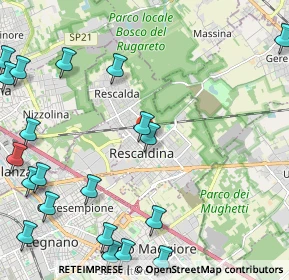 Mappa , 20027 Rescaldina MI, Italia (3.0985)