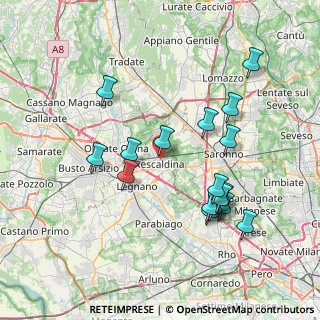 Mappa , 20027 Rescaldina MI, Italia (7.59529)