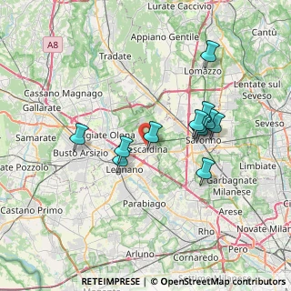 Mappa , 20027 Rescaldina MI, Italia (6.3475)