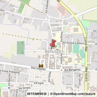 Mappa Via Alessandro Manzoni, 1, 20872 Bussero, Milano (Lombardia)
