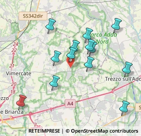 Mappa Via delle Industrie, 20050 Mezzago MB, Italia (3.72846)