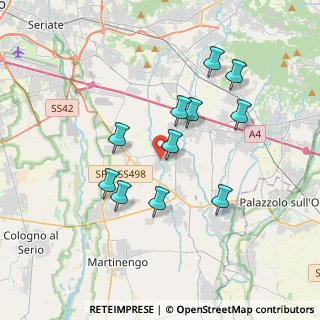 Mappa 24050 Calcinate BG, Italia (3.29727)