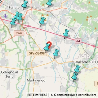Mappa 24050 Calcinate BG, Italia (5.57091)