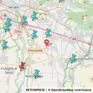 Mappa 24050 Calcinate BG, Italia (6.04455)