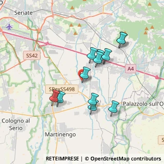 Mappa 24050 Calcinate BG, Italia (3.2375)