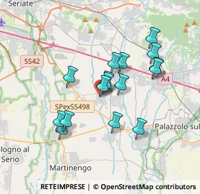 Mappa 24050 Calcinate BG, Italia (2.96563)
