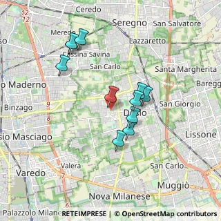 Mappa Via Serenelle, 20832 Desio MB, Italia (1.59909)