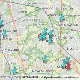 Mappa Via Serenelle, 20832 Desio MB, Italia (2.63)