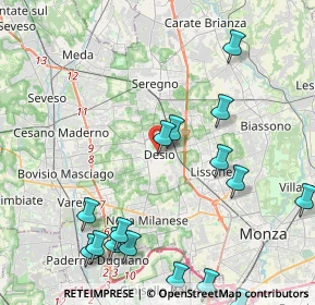 Mappa Via Armando Diaz, 20033 Desio MB (5.4)