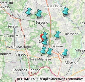 Mappa Via Armando Diaz, 20033 Desio MB (3.59818)