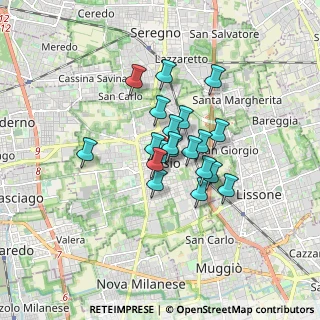 Mappa Via Armando Diaz, 20033 Desio MB (1.118)