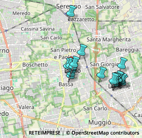 Mappa Via Armando Diaz, 20033 Desio MB (1.708)