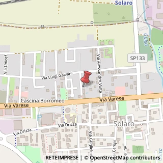 Mappa Via Angelo Nobile, 25, 20020 Solaro, Milano (Lombardia)