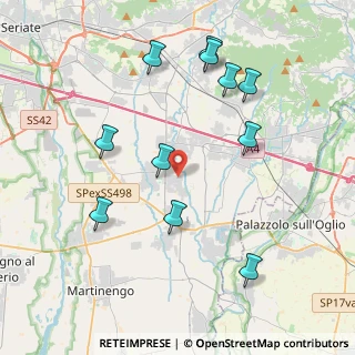 Mappa Via Vezze, 24050 Calcinate BG, Italia (4.23727)