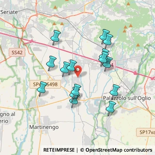 Mappa Via Vezze, 24050 Calcinate BG, Italia (3.43867)