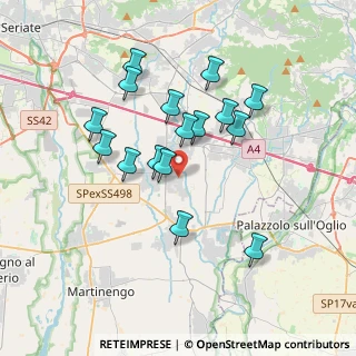 Mappa Via Vezze, 24050 Calcinate BG, Italia (3.25813)