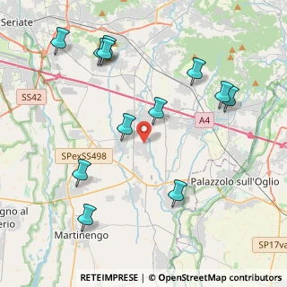 Mappa Via Vezze, 24050 Calcinate BG, Italia (4.64)