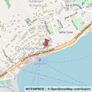Mappa Corso Giuseppe Zanardelli, 6, 25083 Gardone Riviera, Brescia (Lombardia)