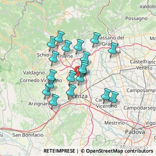 Mappa Via da Porto, 36031 Dueville VI, Italia (11.84105)