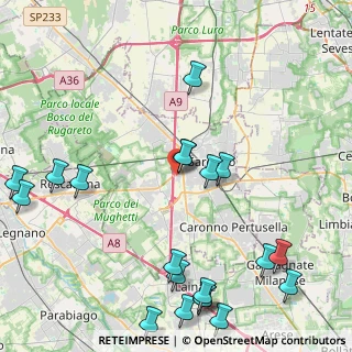 Mappa Via Ludovico Muratori, 21040 Uboldo VA, Italia (5.587)