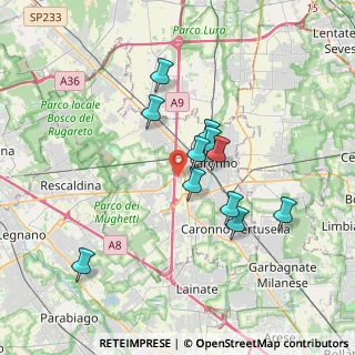 Mappa Via Ludovico Muratori, 21040 Uboldo VA, Italia (3.06273)