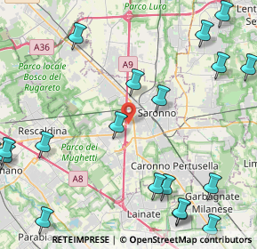 Mappa Via Ludovico Muratori, 21040 Uboldo VA, Italia (6.245)