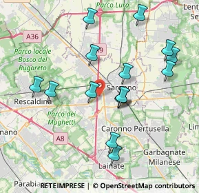 Mappa Via Ludovico Muratori, 21040 Uboldo VA, Italia (3.87333)