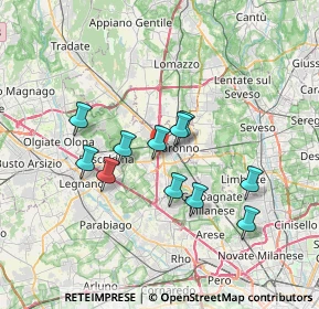 Mappa Via Ludovico Muratori, 21040 Uboldo VA, Italia (5.90455)