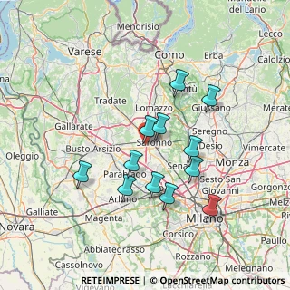 Mappa Via Alcide De Gasperi, 21040 Uboldo VA, Italia (11.29583)