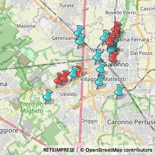 Mappa Via Alcide De Gasperi, 21040 Uboldo VA, Italia (1.9425)