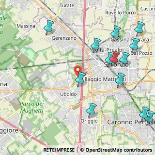 Mappa Via Alcide De Gasperi, 21040 Uboldo VA, Italia (2.68615)