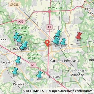 Mappa Via Alcide De Gasperi, 21040 Uboldo VA, Italia (4.57333)