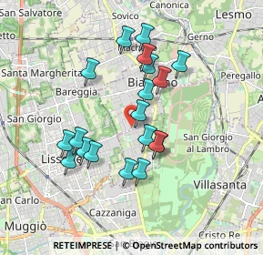 Mappa Via della Misericordia, 20853 Biassono MB, Italia (1.57737)