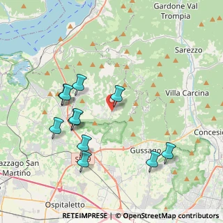 Mappa Via Provinciale, 25050 Ome BS, Italia (3.96182)