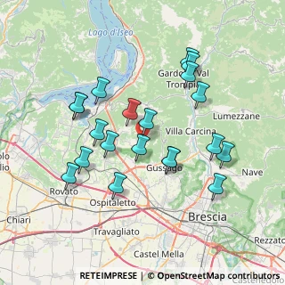 Mappa Via Provinciale, 25050 Ome BS, Italia (7.087)