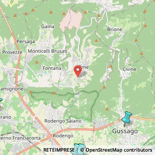 Mappa Via Provinciale, 25050 Ome BS, Italia (4.52667)