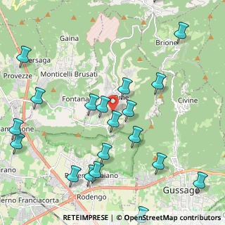 Mappa Via Provinciale, 25050 Ome BS, Italia (2.6375)