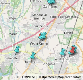 Mappa Via Antonio Nosari, 24046 Osio Sotto BG, Italia (2.65857)