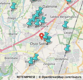 Mappa Via Antonio Nosari, 24046 Osio Sotto BG, Italia (2.17)