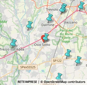 Mappa Via Antonio Nosari, 24046 Osio Sotto BG, Italia (6.34714)