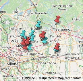 Mappa Via G.Matteotti, 20874 Busnago MB, Italia (11.021)