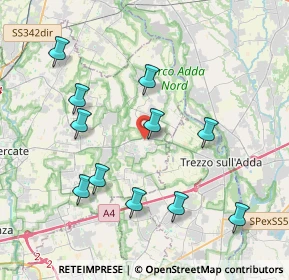 Mappa Via G.Matteotti, 20874 Busnago MB, Italia (4.05364)